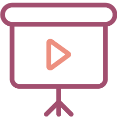 An icon of a webinar